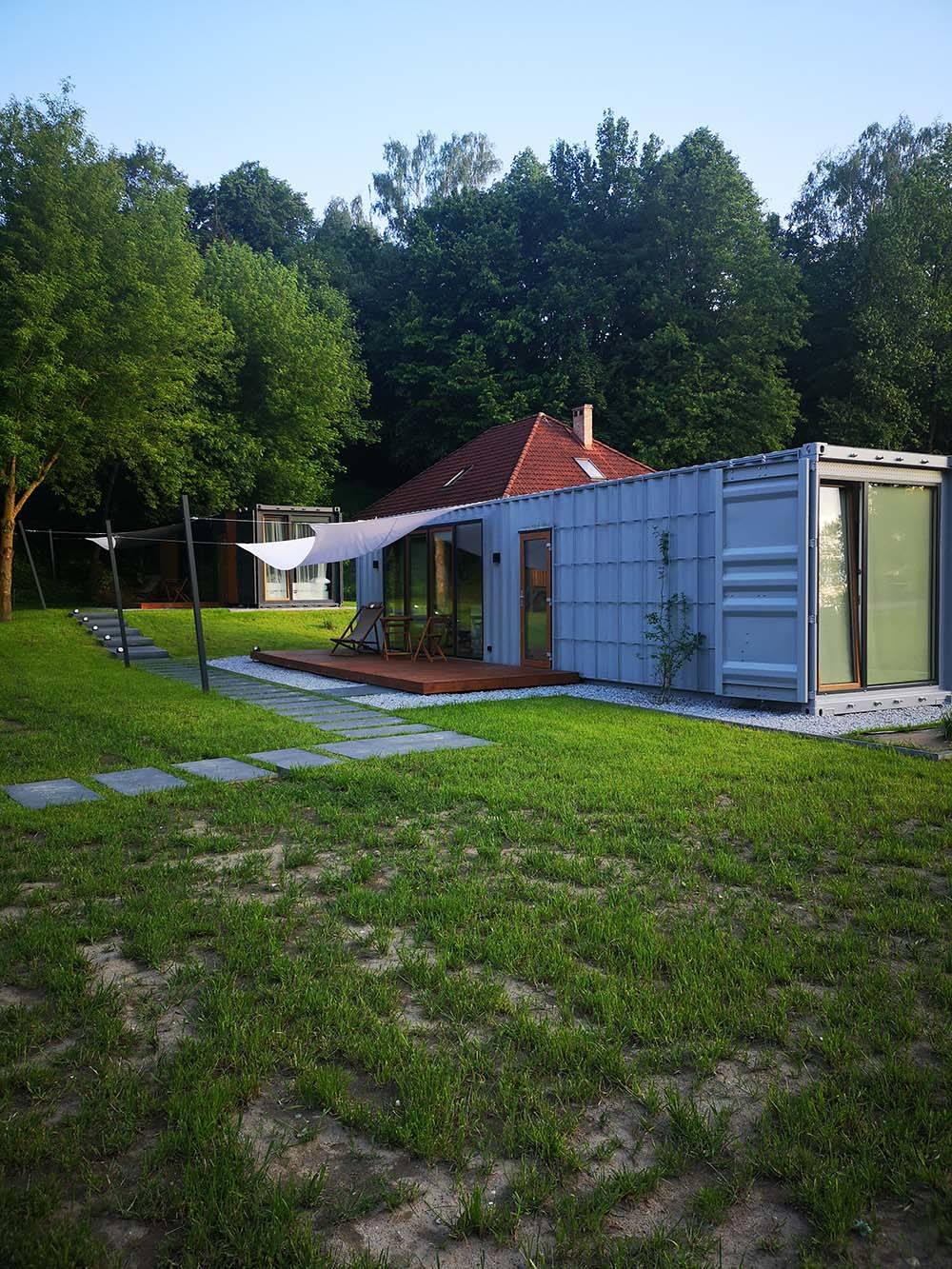 Move-in ready shipping container home for sale in Belgium